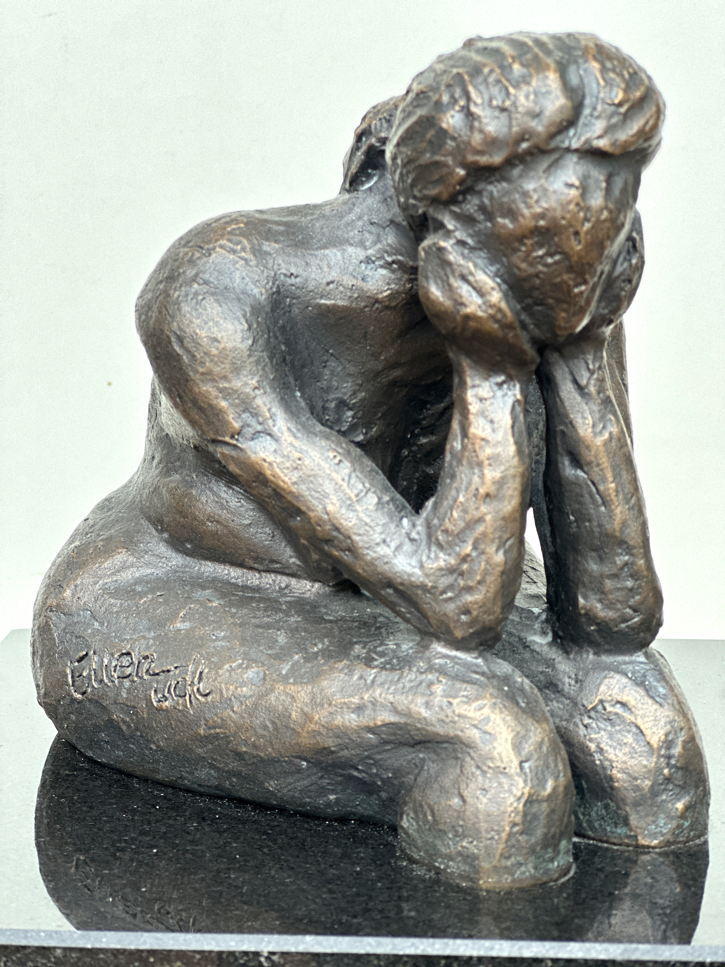 Träumerei Bronze (Unikat) 11x15x15 cm